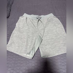 lululemon athletica Light Gray Athletic Shorts